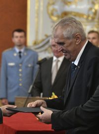 Prezident Miloš Zeman jmenuje soudce