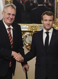 Emmanuel Macron dorazil do Česka u příležitosti stého výročí založení republiky