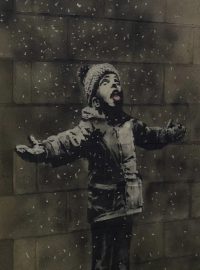 Banksy představil novou malbu, na které upozorňuje na znečištění ovzduší.