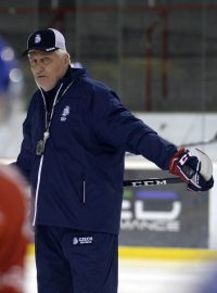 Trenér české hokejové reprezentace Miloš Říha