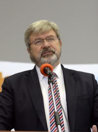 Předseda České unie sportu Miroslav Jansta na valné hromadě ČUS 24. června 2020 v Nymburku