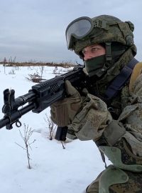 Společné cvičení ruských a běloruských vojáků v Bělorusku