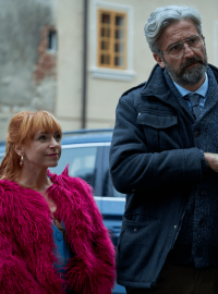 Tatiana Dyková a Roman Zach v komediálním krimi seriálu Případy mimořádné Marty