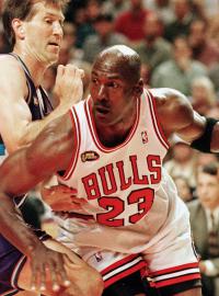 Basketbalová legenda Michael Jordan