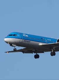 Cityhopper Fokker F70 společnosti KLM