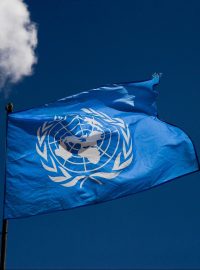 Vlajka OSN. Ilustrační foto.