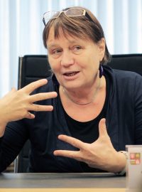 Ombudsmanka Anna Šabatová na fotografii z roku 2015