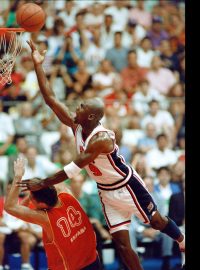 Michael Jordan, hlavní hvězda amerického Dream Teamu
