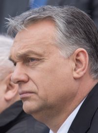 Předseda polské vládnoucí strany Jarosław Kaczyński a maďarský premiér Viktor Orbán