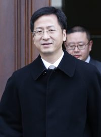 Velvyslance Čínské lidové republiky Čang Ťien-min v lednu 2019