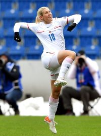 Kateřina Svitková v dresu národního týmu