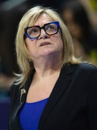 Trenérka basketlistek USK Praha Natália Hejková