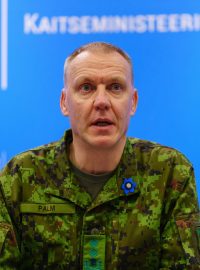 Velitel Estonské divize generál Veiko-Velo Palm