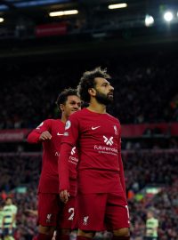 Mohamed Salah po vítězném gólu