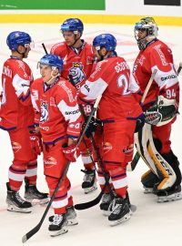 Čeští hokejisté na turnaji Karjala