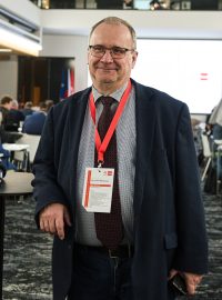 Karel Machovec, místopředseda ČSSD na stranickém sjezdu