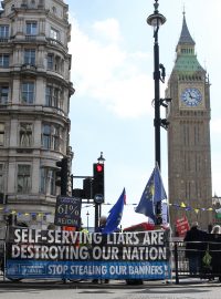 Květnové protesty proti brexitu v Londýně