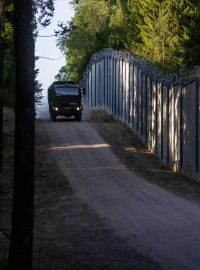 Plot podél bělorusko-polské hranice