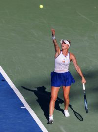 Markéta Vondroušová v zápase 2. kola na US Open