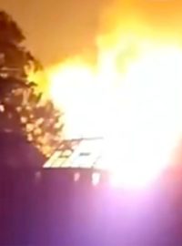 Výbuch dronu v Moskevské oblasti