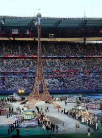 Francouzi pojali slavnostní zzahájení mistrovství světa v ragby ve velkém stylu