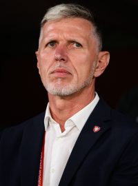 Trenér české fotbalové reprezentace Jaroslav Šilhavý