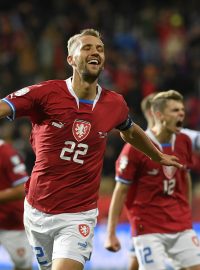 Tomáš Souček po zápase české reprezentace proti Faerským ostrovům