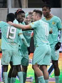 Fotbalisté Slavie zvítězili v domácím poháru na půdě Hradce Králové