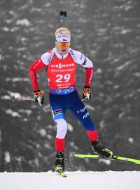 Tomáš Mikyska byl se svým 47. místem nejlepší z českých biatlonistů ve vytrvalostním závodě v Anterselvě