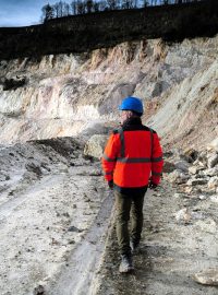 Důl na těžku lithia ve Francii poblíž města Echassierres