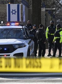 Zásah policie před izraelským velvyslanectvím v Washingtonu