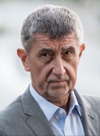 Andrej Babiš po schůzce v Lánech.