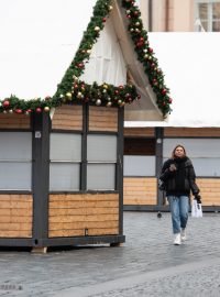 Zrušené vánoční trhy na Staroměstském náměstí