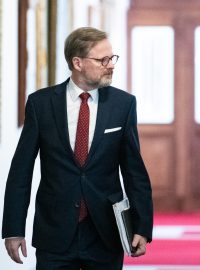 Premiér a předseda ODS Petr Fiala