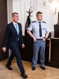 Andrej Babiš u soudu v kauze Čapí hnízdo