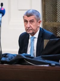 Andrej Babiš u soudu v kauze Čapí hnízdo