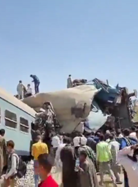 Vlakové neštěstí v Egyptě