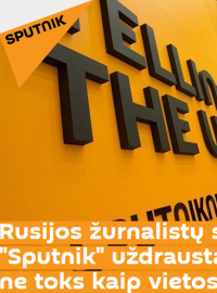 Litevská verze ruského propagandistického webu Sputnik