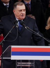 Srbský prezident  Milorad Dodik