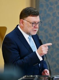 Ministr financí Zbyněk Stanjura (ODS) na konferenci k novým finačním šktrům