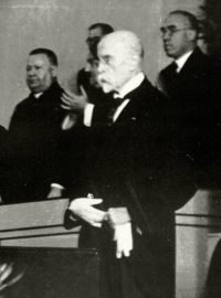 Tomáš Garrigue Masaryk v roce 1934