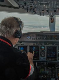 Kokpit letadla (ilustrační foto)