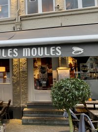 V Bruggách se restaurace specializují na přípravu slávek, ovšem najdete je skoro v každém belgickém podniku, většinou s tradičními hranolkami